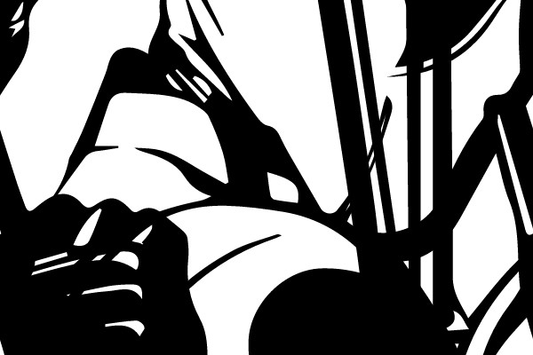 Defender's Vigilance: A Monochromatic Sentinel
