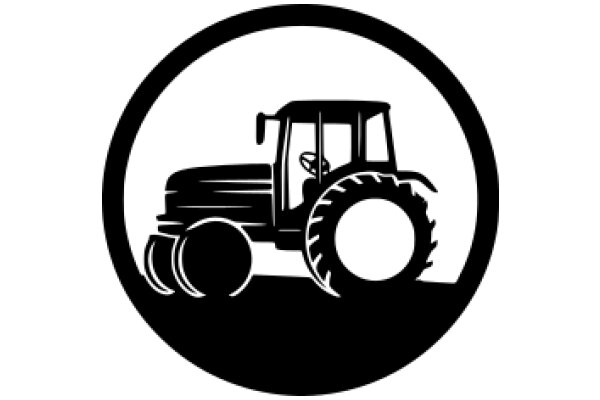 A Classic Symbol of Rural Life: A Tractor and Wheel