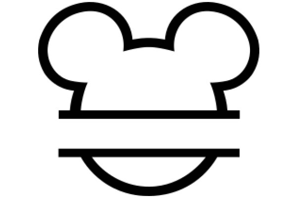 Simplistic Mickey Mouse Ear Icon