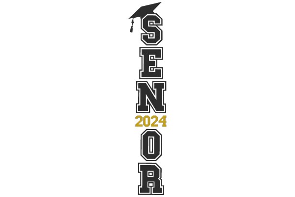 2024 Senior Class - Vertical Gradient Logo