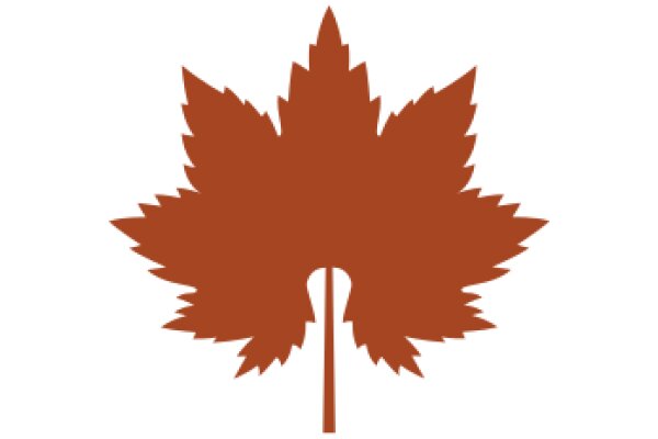 Stylized Maple Leaf Icon
