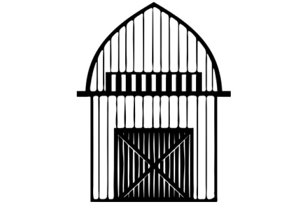 Architectural Design: A Stylized Gate