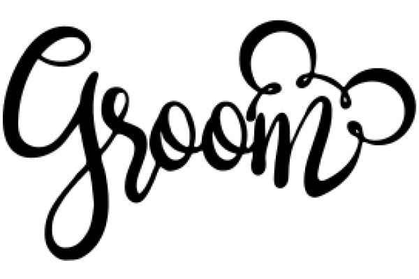 Stylized Logo of the Word 'Groom'