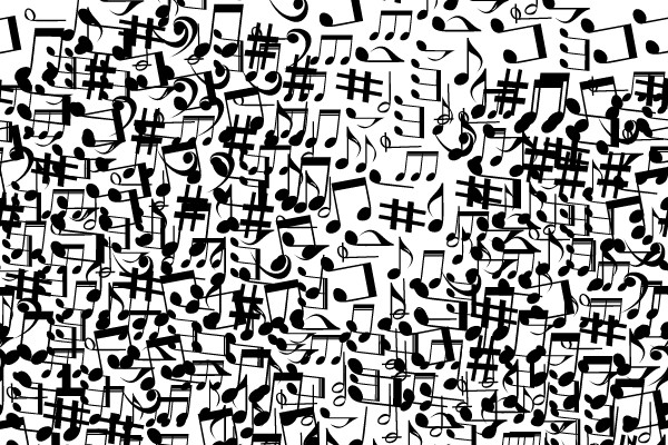 Melodic Silhouette: A Musical Representation of a Piano