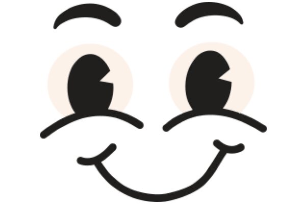 A Friendly Smile: A Close-up of a Character's Eyes and Mouth