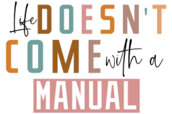 Life Doesn't Come with a Manual: A Graphic Design Poster