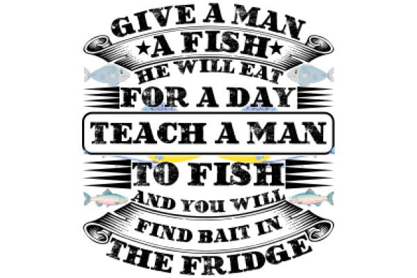 A Man's Guide to Fishing: Teach a Man to Fish and You Will Find Bait in the Fridge