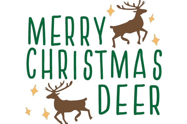 Merry Christmas Deer
