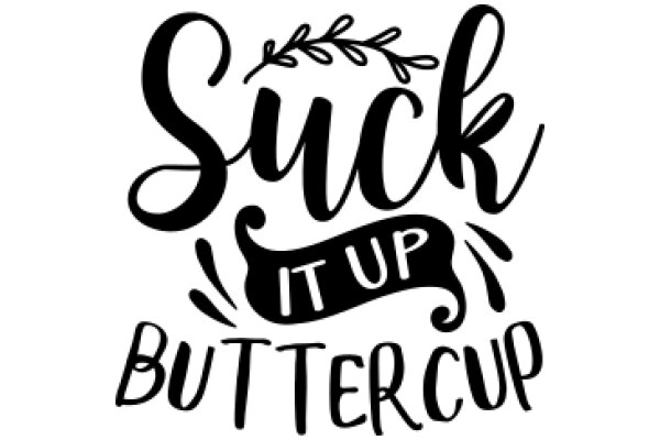 Suck It Up, Buttercup: A Playful Take on a Classic Phrase
