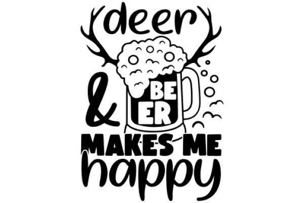Deer Beer & Make Me Happy: A Playful Take on the Deer Hunter's Motto