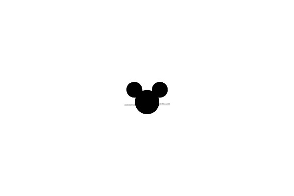 The Silhouette of Mickey Mouse