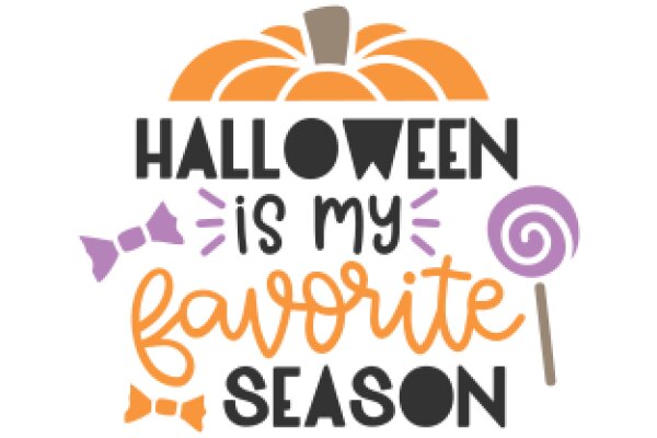Halloween Is My Favorite Season: A Graphic Design for a Festive Greeting Card