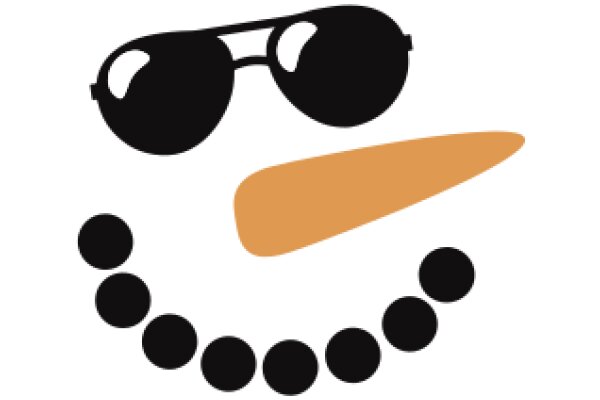 Stylish Sunglasses and a Carrot Smile: A Playful Emoji Representation