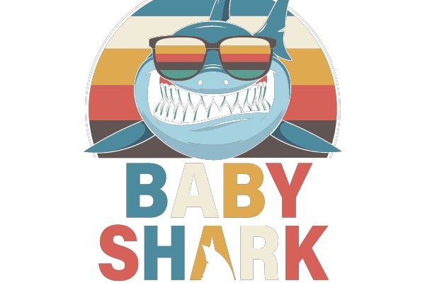 Swimming with Style: Baby Shark's Retro Adventure