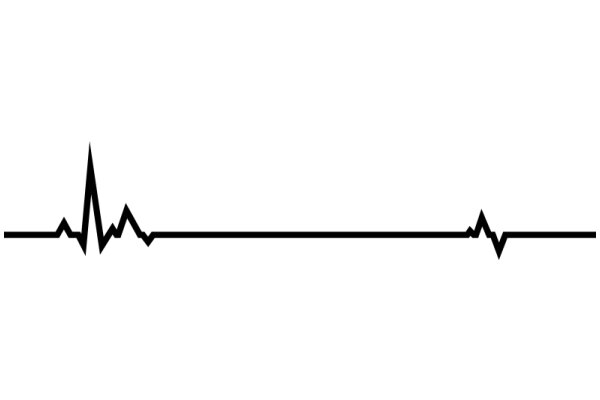Simplistic ECG Line Graph
