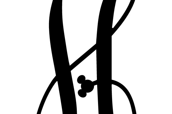 Elegant Flourished Monogram 'H'