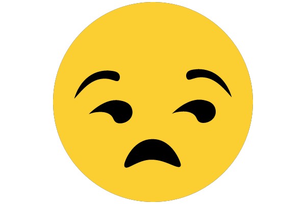 Displeased Face Emoji