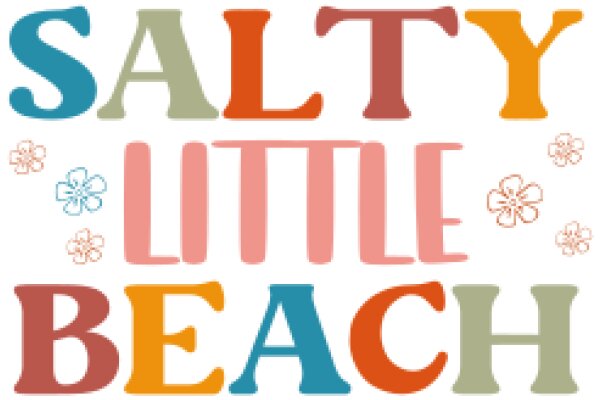 Salt Little Beach: A Playful and Colorful Typographic Design