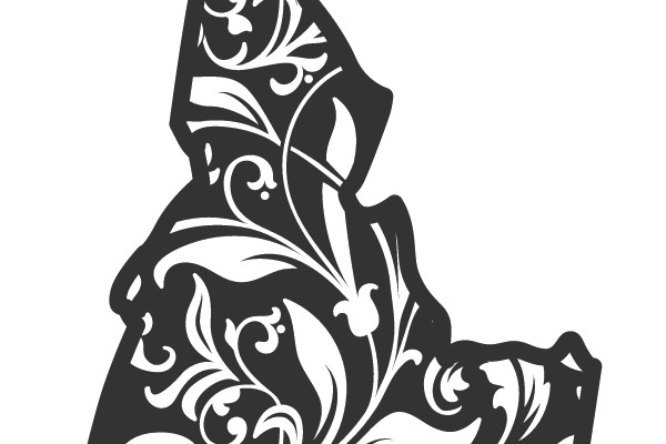 Idaho Ornate Laser Cut State Shape
