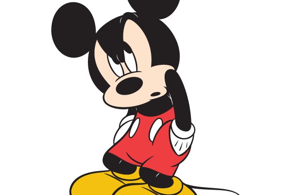 Mickey Mouse in Classic Animation Style