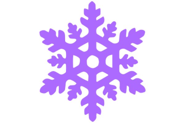 Purple Snowflake: A Symbol of Winter's Beauty