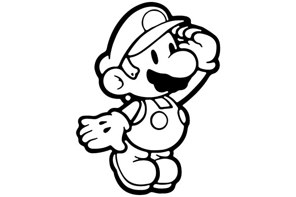 Coloring Page Mario