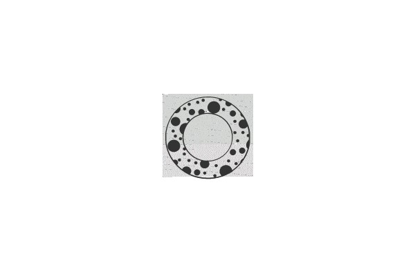 Circular Pattern with Polka Dots