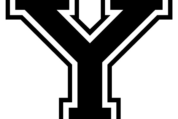 Bold Capital Letter Y