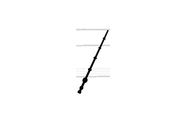 A Magic Wand Silhouette.