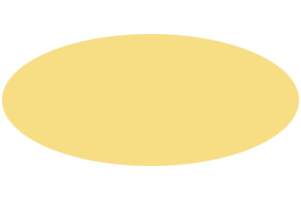 A Bright Yellow Oval Shape