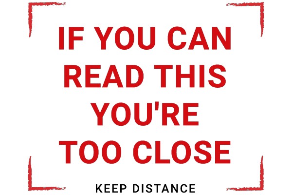 Too Close Warning