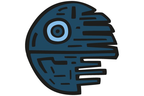 Stylized Logo of the Star Wars Character BB-8