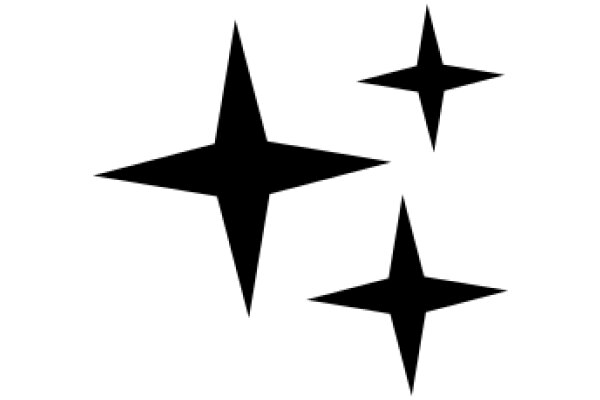 Simplicity in Design: A Study of Black Star Symbols