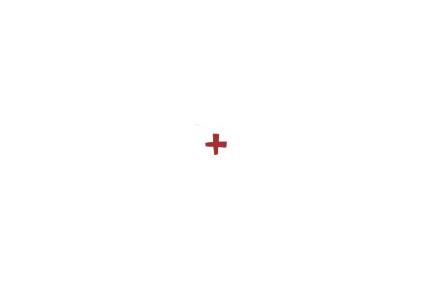 Plus Sign in Red on a Plain Background