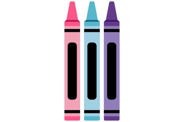 Three Crayons of Different Colors: A Visual Guide to Color Variety