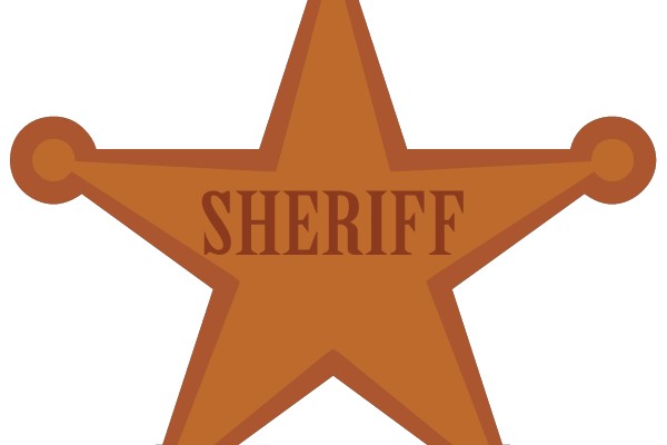 SHERIFF STAR BADGE