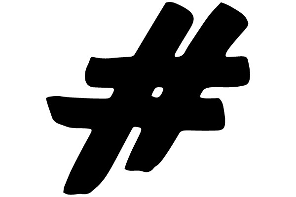 Sharp Hashtag Symbol