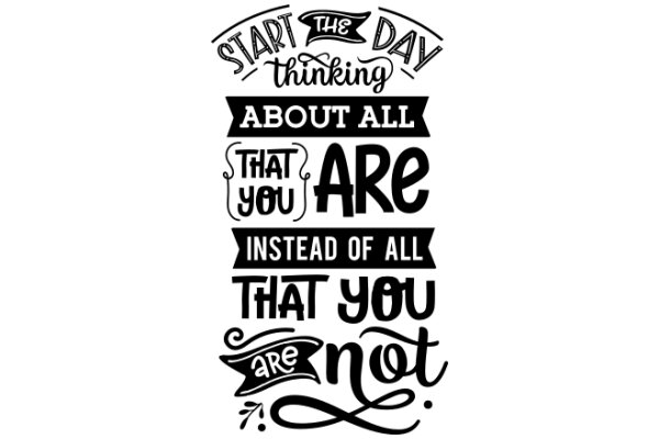 Inspirational Quote Poster: Start Your Day with Positivity and Reflection