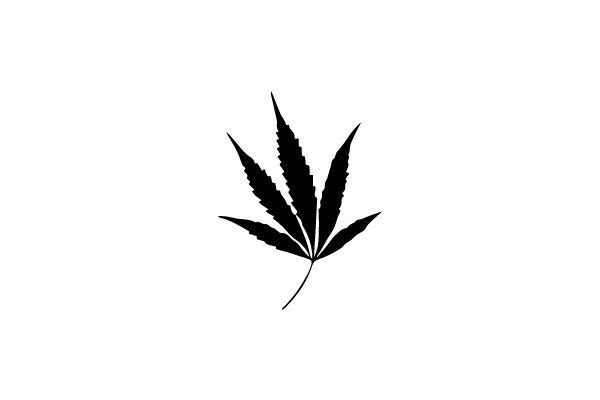Marijuana Leaf Silhouette