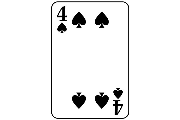 Four of Spades and Four of Hearts