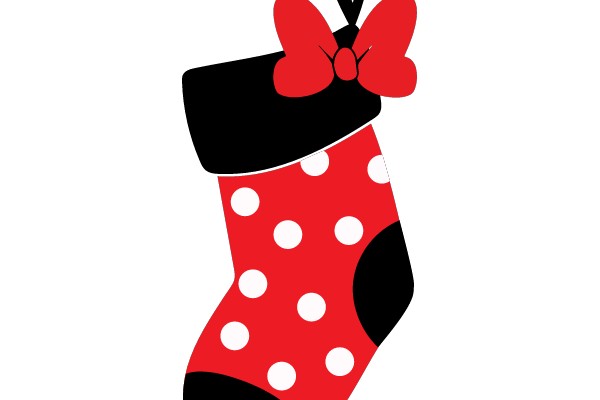 A Festive Christmas Stocking Clip Art