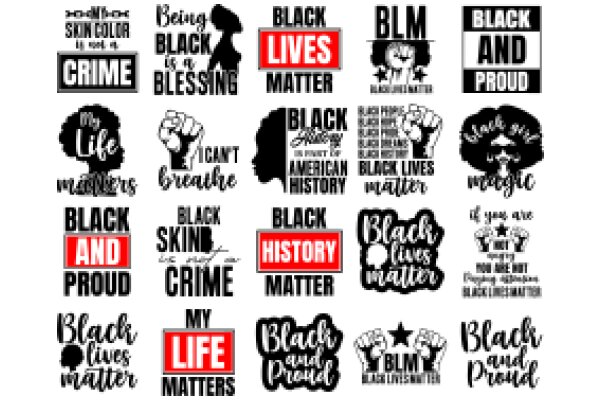 A Collection of Empowering Black Lives Matter Stickers