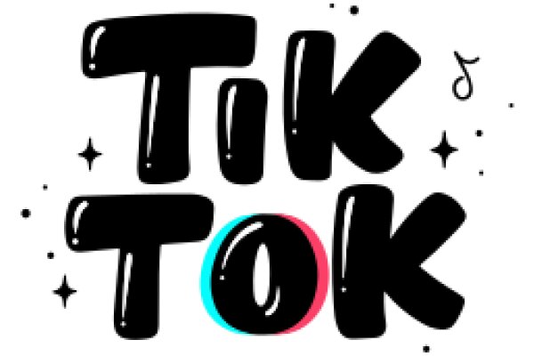 Stylized TikTok Logo with a Playful Twist
