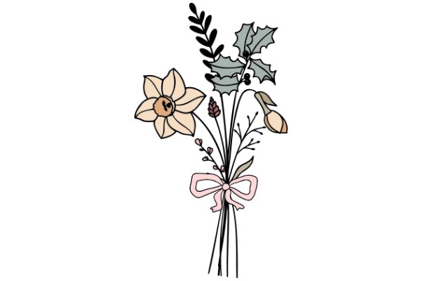 A Delightful Bouquet of Flowers and Plants