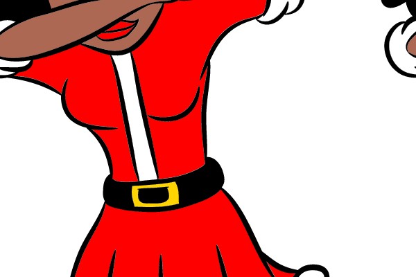 Dancing Santa Girl