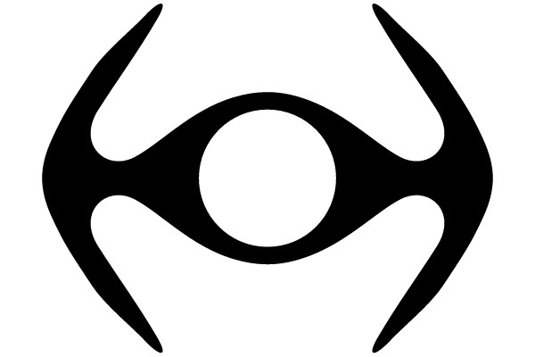 Symmetrical Black Eye Symbol