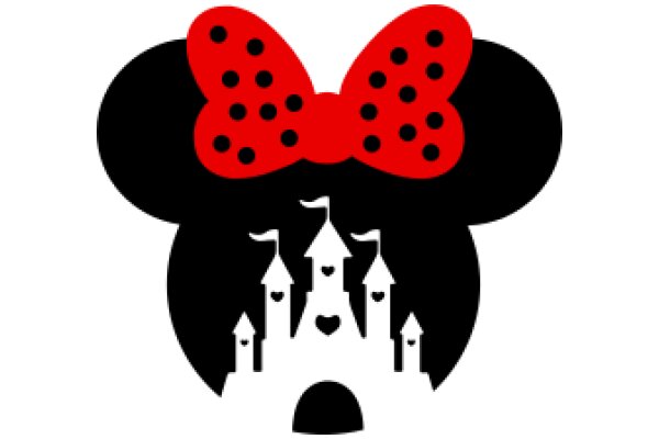 A Whimsical Scene of a Castle and a Ladybug