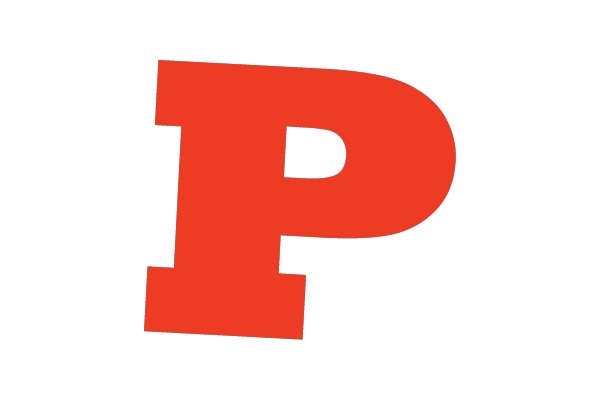 Bold Red Letter P