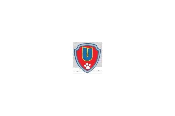 Paw Print Shield Logo