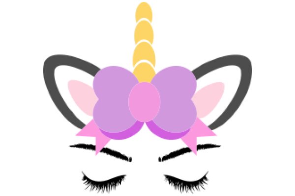 Whimsical Eyelashes and Unicorn Horn: A Playful and Creative Design